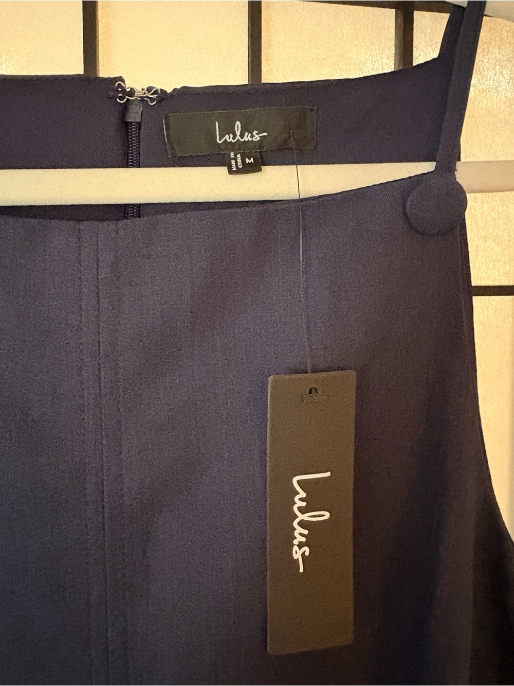 Lulu's Navy Halter Mini Dress - Picture 4 of 4